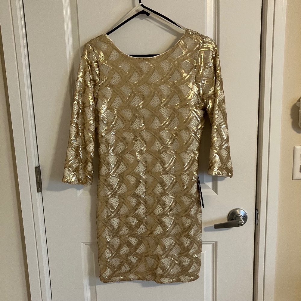 As You Wish Women's Festive Sequin Dress